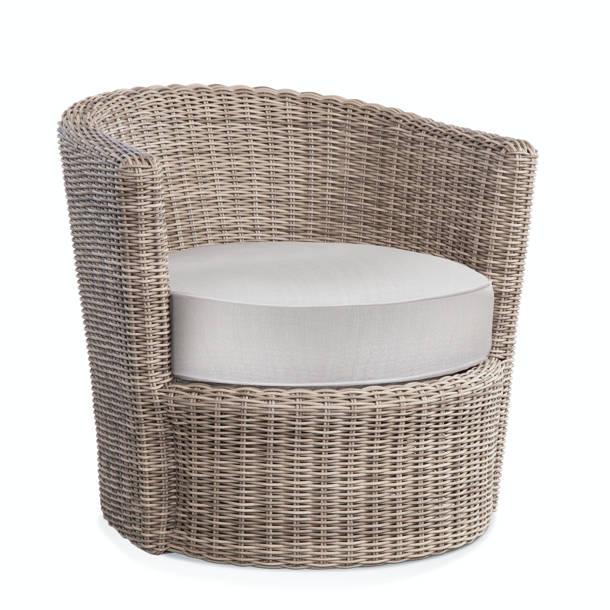 Braxton Culler Paradise Bay Swivel Patio Chair with Cushions Wayfair